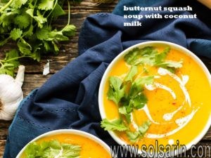 butternut squash soup with coconut milk