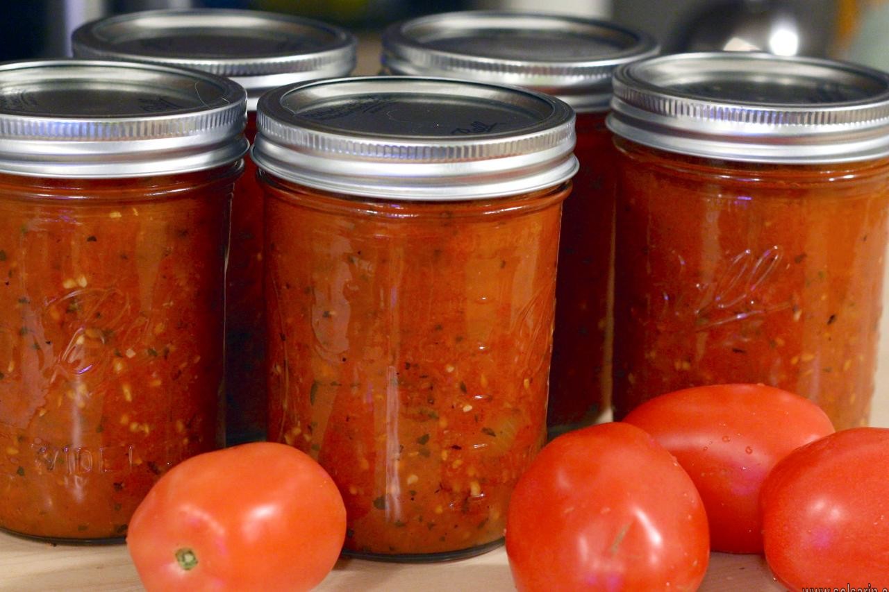 spaghetti sauce recipe for canning