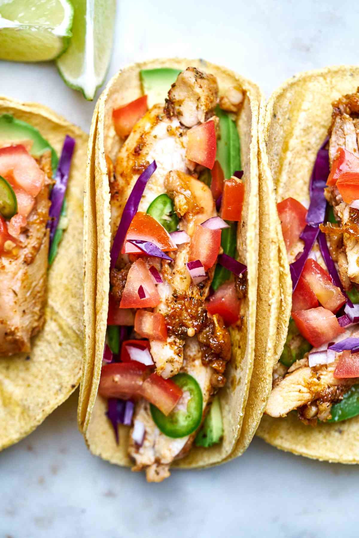 pulled chicken taco slow cooker