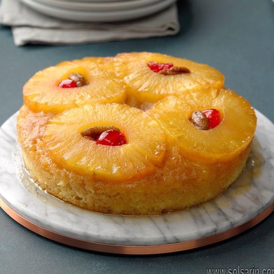Caramel Pineapple Upside Down Cake