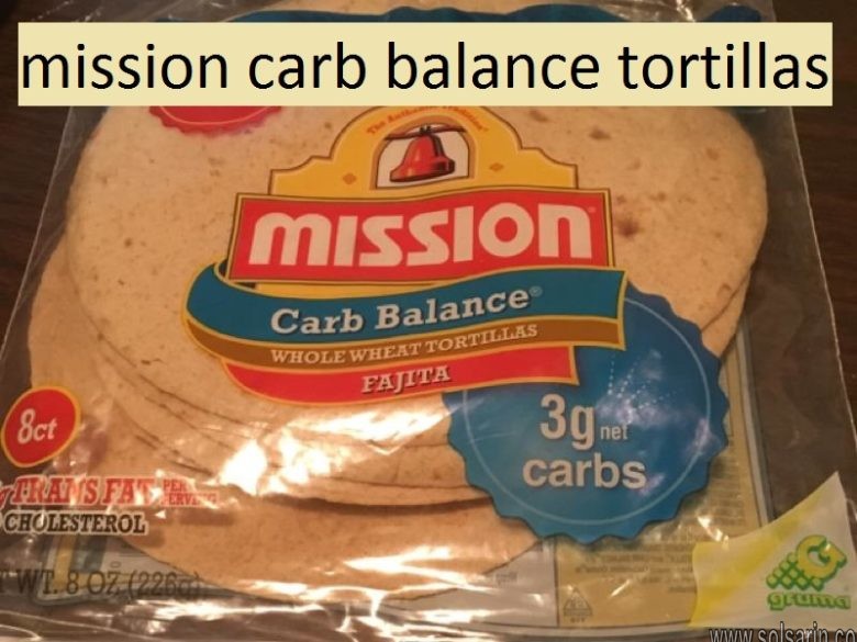mission carb balance tortillas