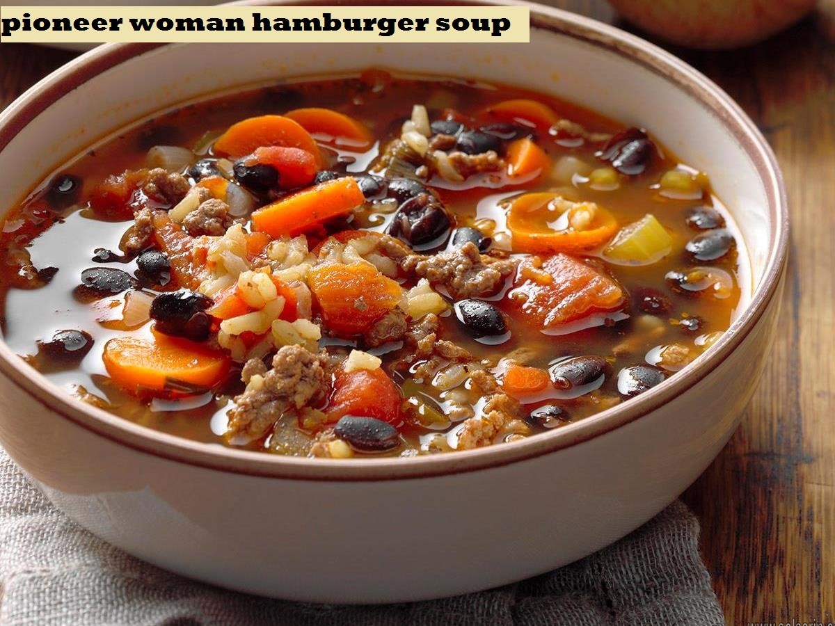 pioneer woman hamburger soup