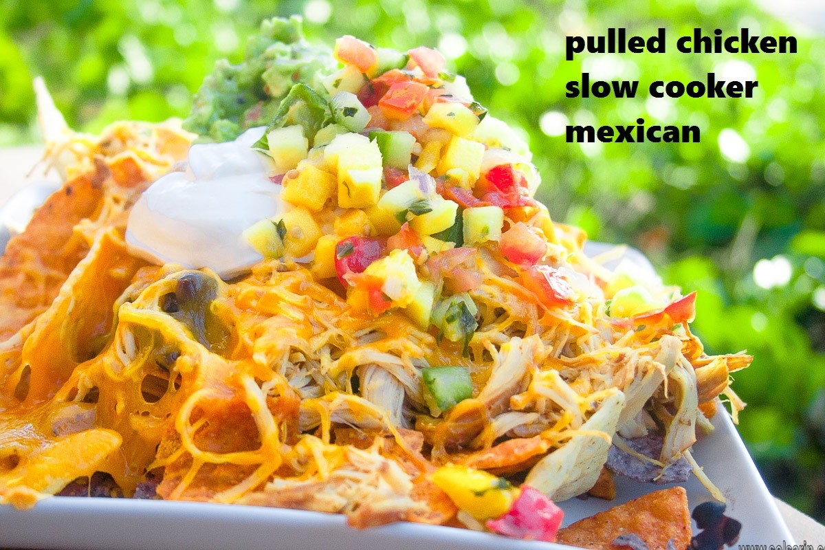 pulled chicken slow cooker mexican