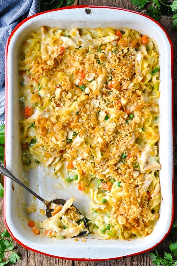 Old fashioned Chicken and Noodles Casserole