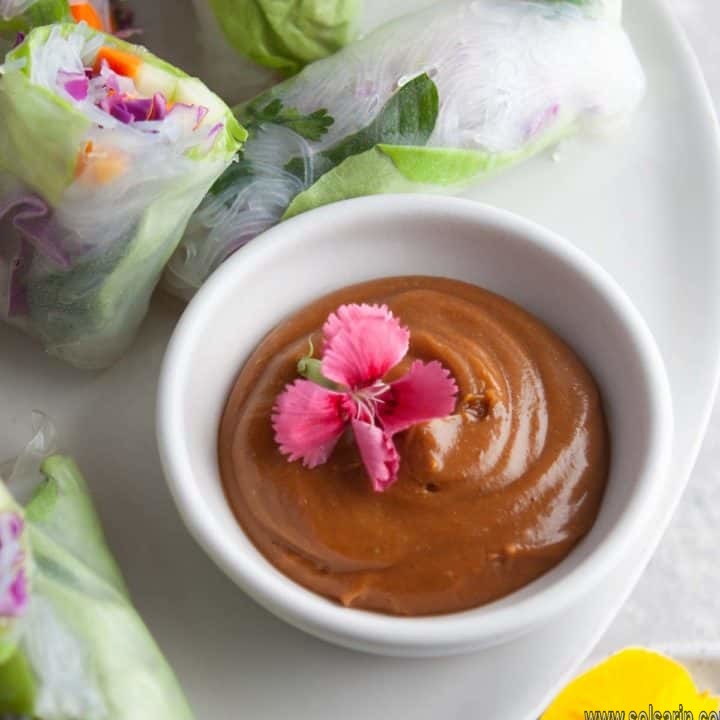 What is Vietnamese peanut sauce made of?