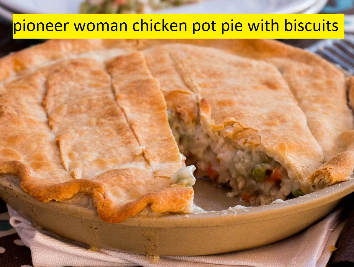pioneer woman chicken pot pie with biscuits