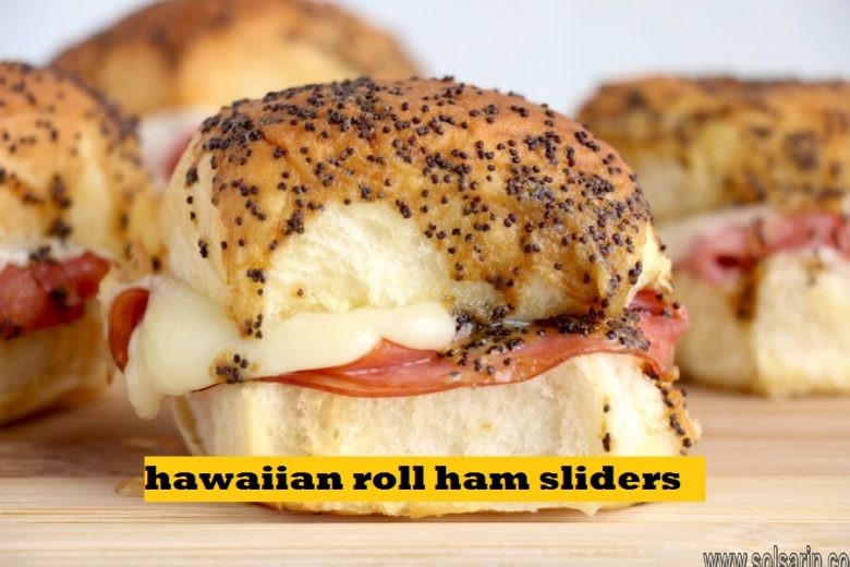 hawaiian roll ham sliders
