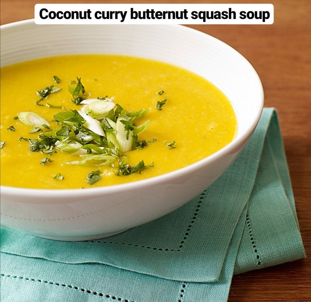 coconut curry butternut squash soup