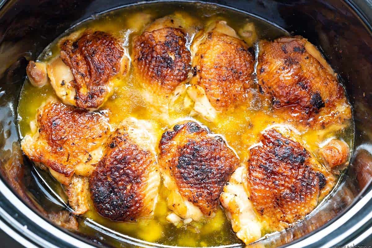 boneless chicken thigh crock pot recipes