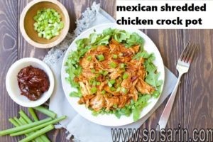 mexican shredded chicken crock pot
