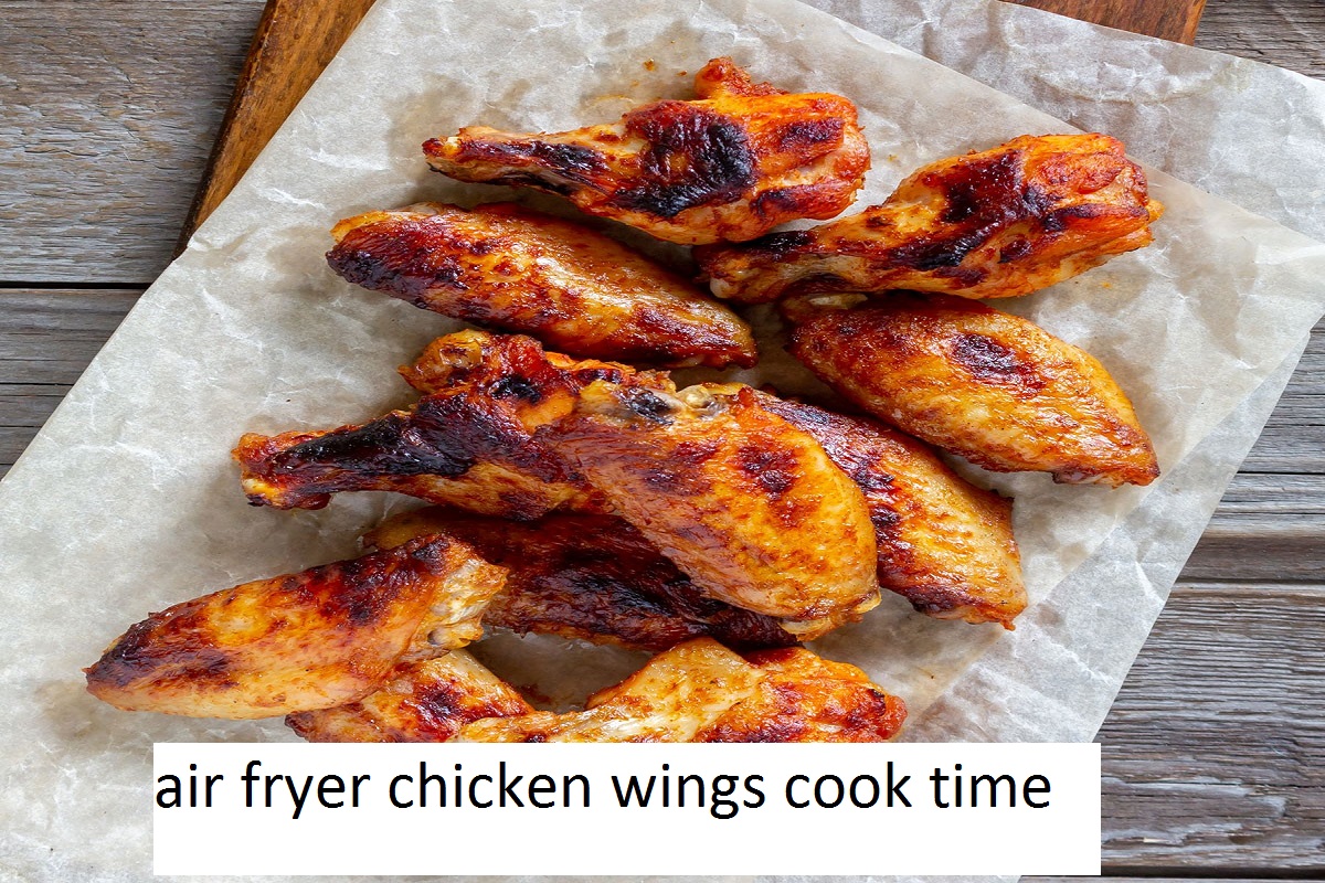 air fryer chicken wings cook time