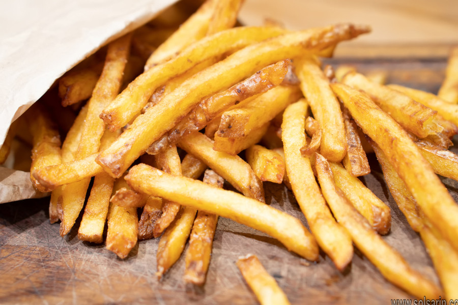 homemade french fries in air fryer