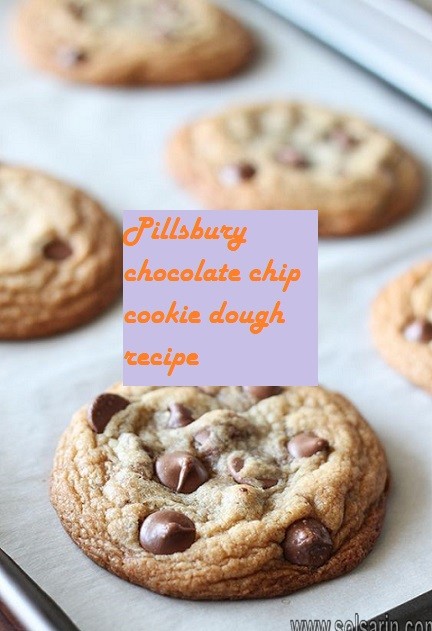 Pillsbury chocolate chip cookie dough recipe