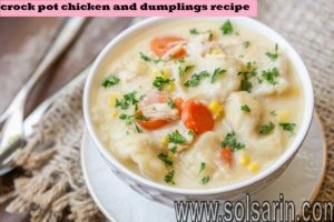 crock pot chicken and dumplings recipe
