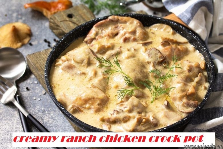 creamy ranch chicken crock pot