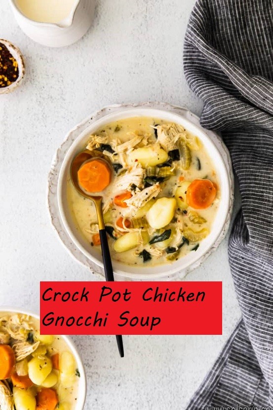 Crock Pot Chicken Gnocchi Soup