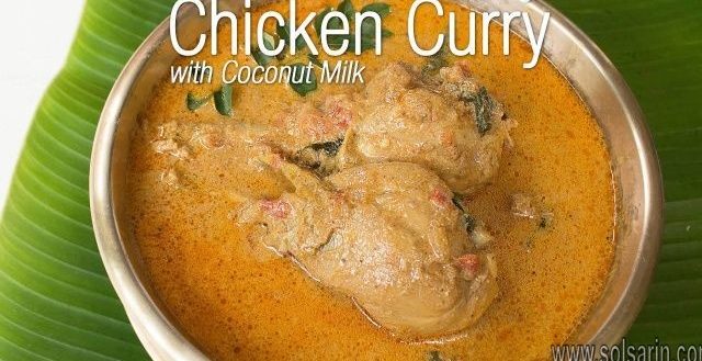 south indian chicken curry with coconut milk