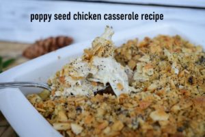 poppy seed chicken casserole recipe