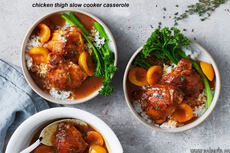 chicken thigh slow cooker casserole