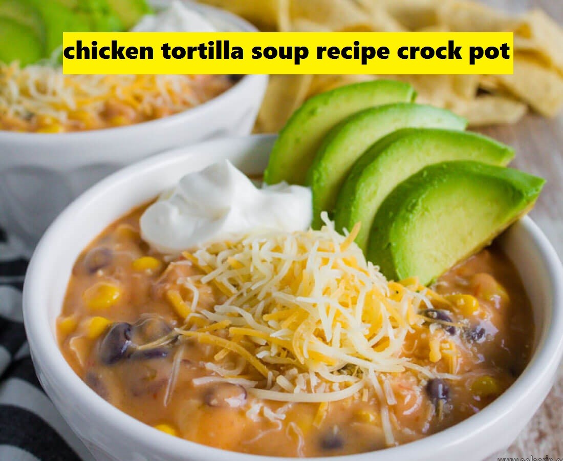 chicken tortilla soup recipe crock pot