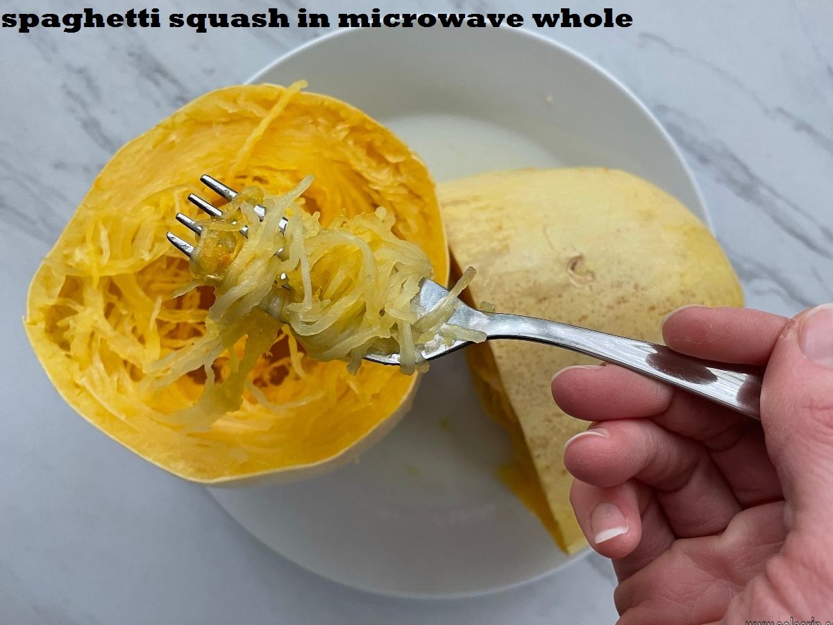 spaghetti squash in microwave whole