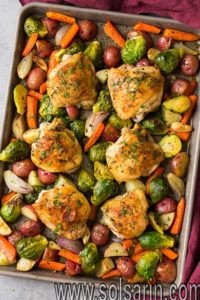 sheet pan chicken and vegetables