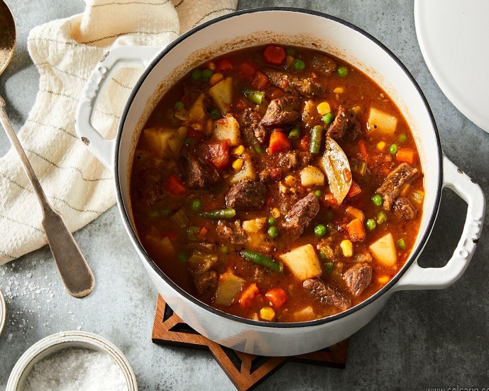 vegetable beef soup instant pot