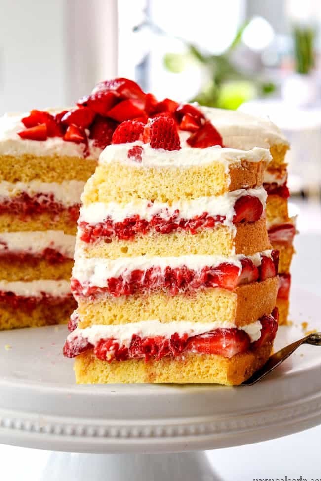 strawberry shortcake birthday cake