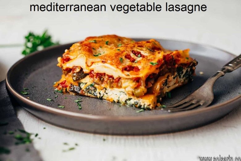 mediterranean vegetable lasagne