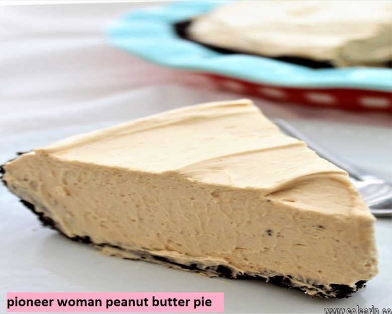 pioneer woman peanut butter pie