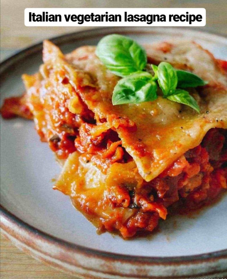italian vegetarian lasagna recipe