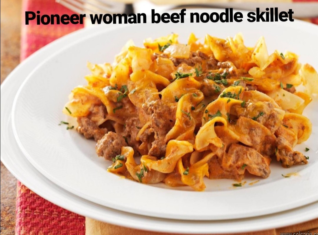 pioneer woman beef noodle skillet