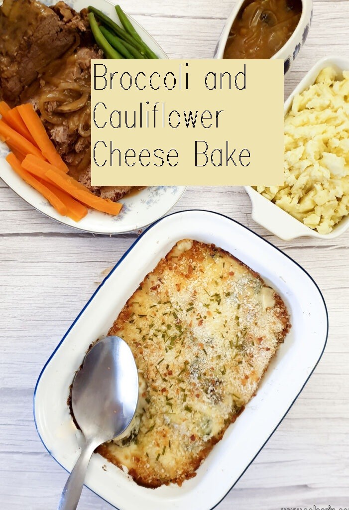 Broccoli and Cauliflower Cheese Bake