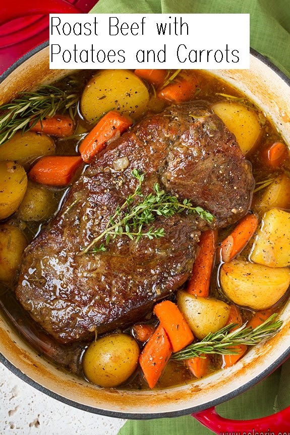 Roast Beef with Potatoes and Carrots