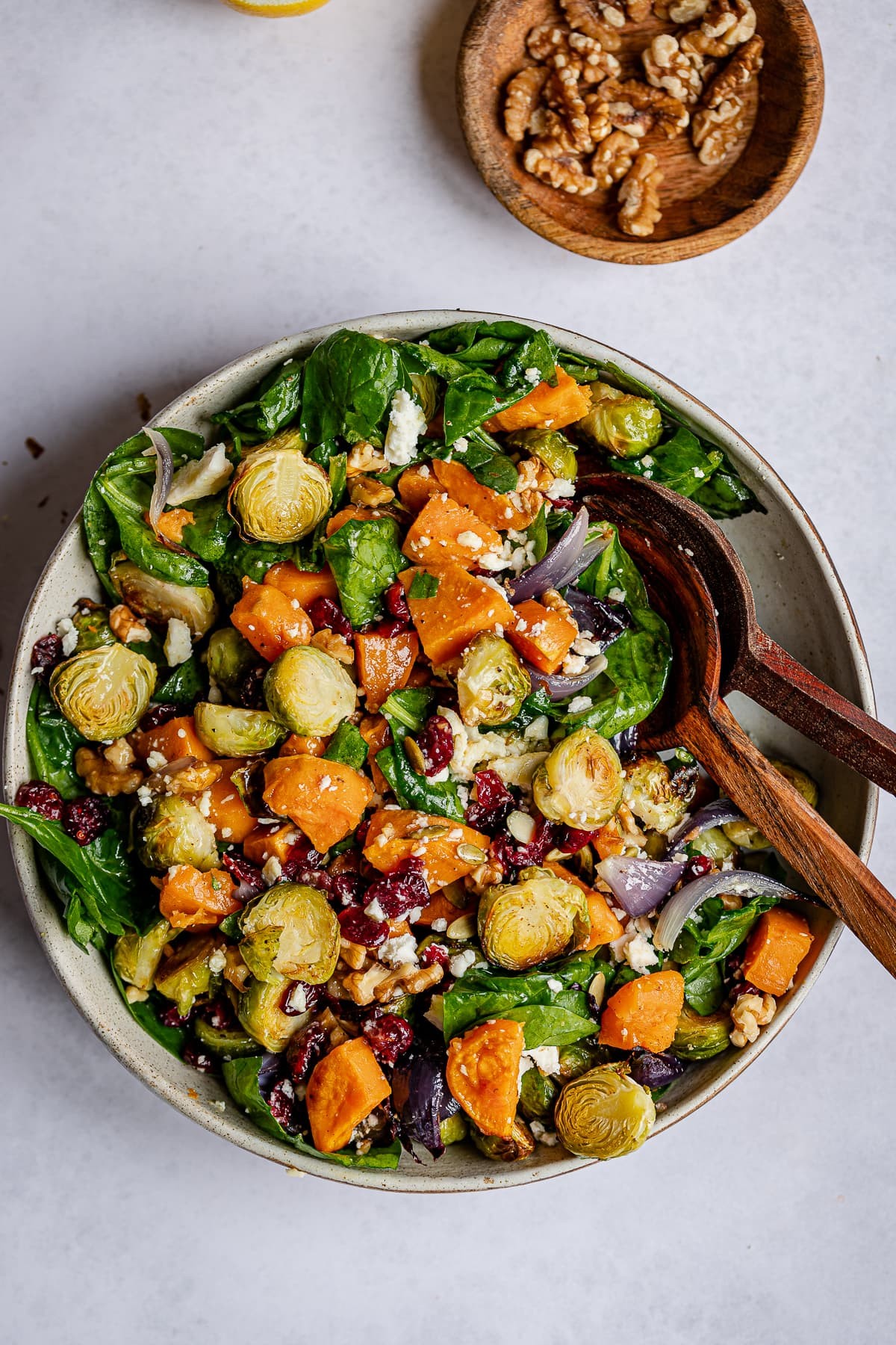 Brussel Sprouts and Sweet Potatoes