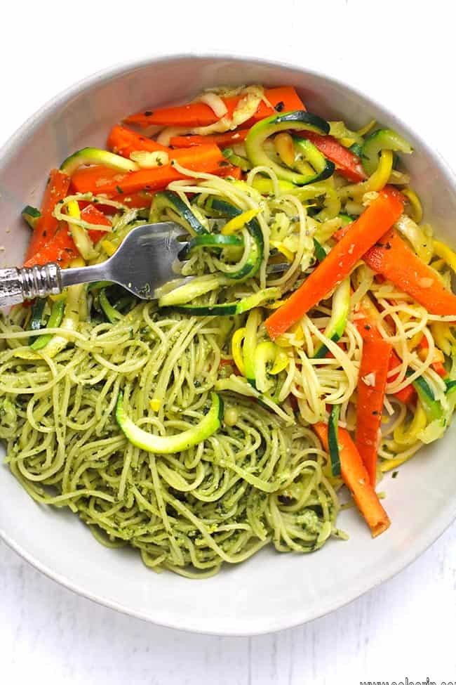 Pesto Pasta recipes with Vegetables