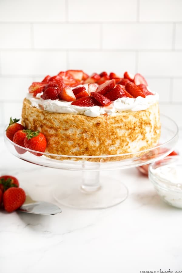 Strawberry Shortcake With Angel Food Cake