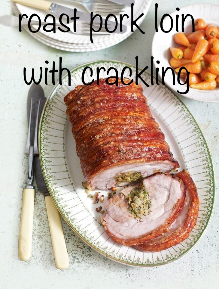 roast pork loin with crackling