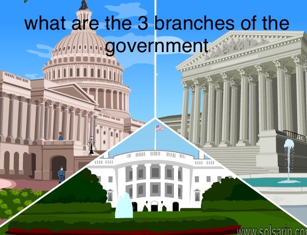 what are the 3 branches of the government