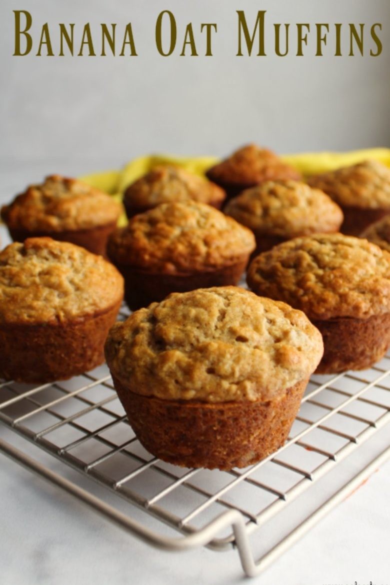 recipe for banana oatmeal muffins
