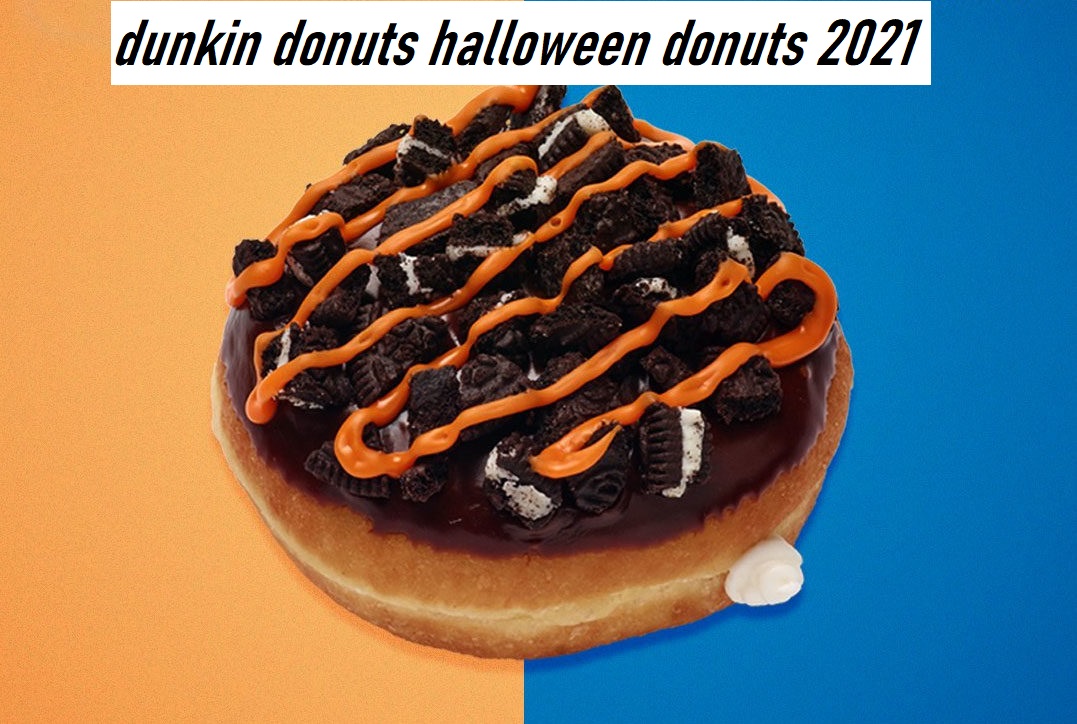 dunkin donuts halloween donuts 2021