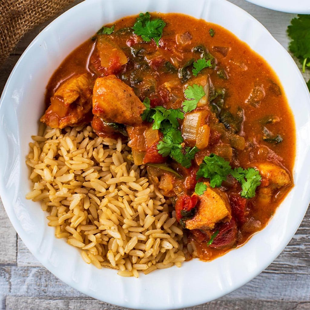 slow cooker chicken thighs curry