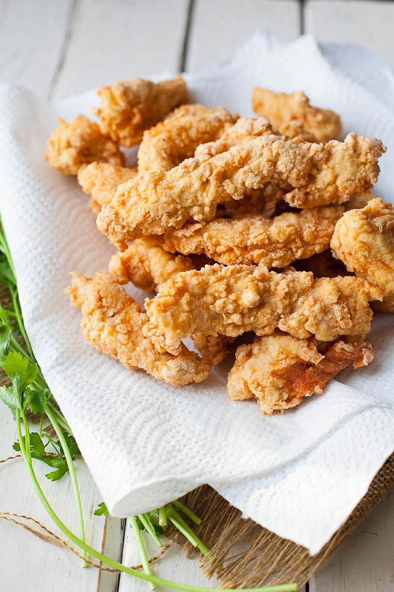homemade fried chicken tenders