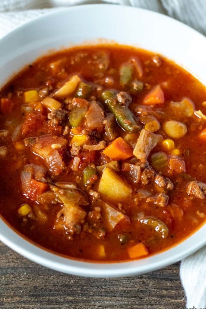 all recipes vegetable beef soup