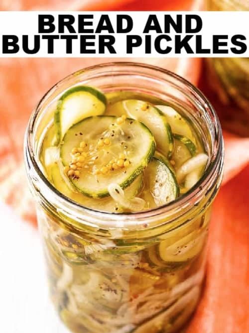 bread and butter pickle recipe