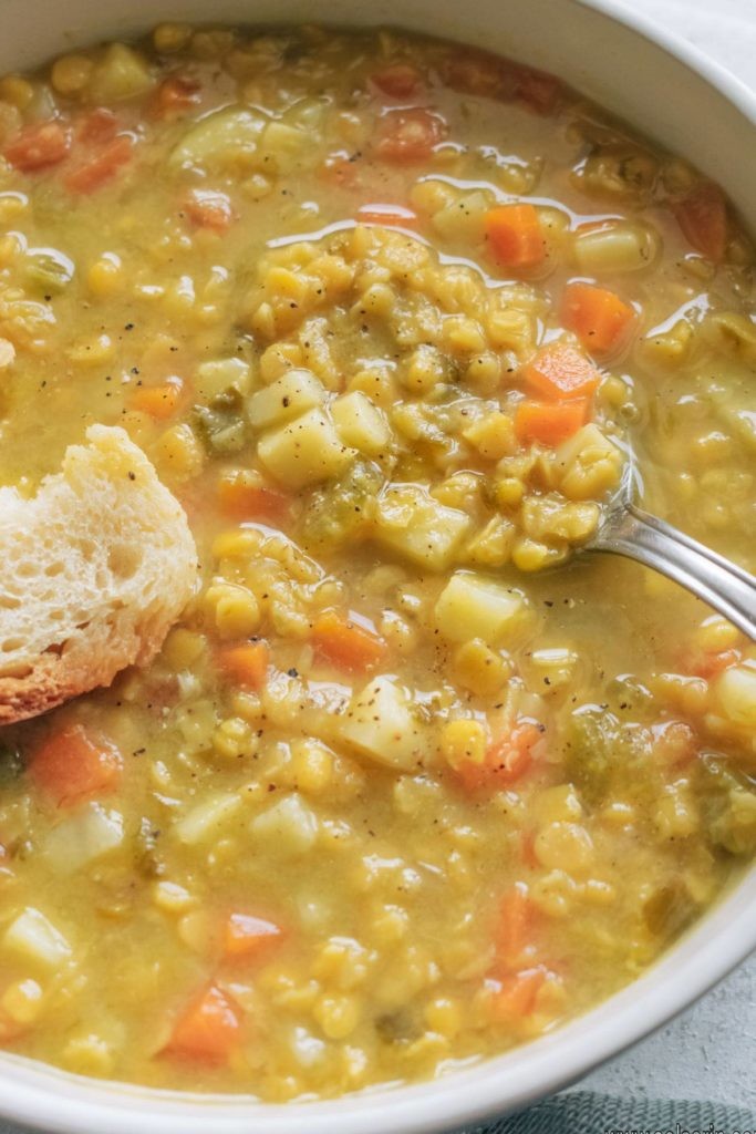 split pea soup recipe vegetarian