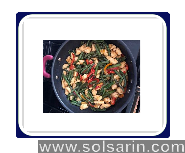 chicken stir fry with green beans