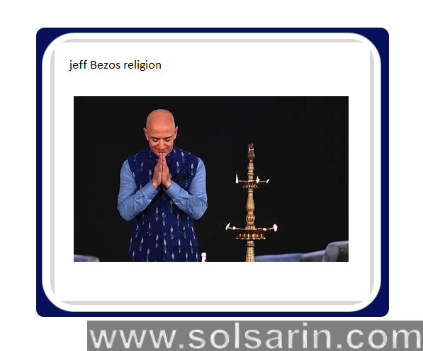 jeff Bezos religion