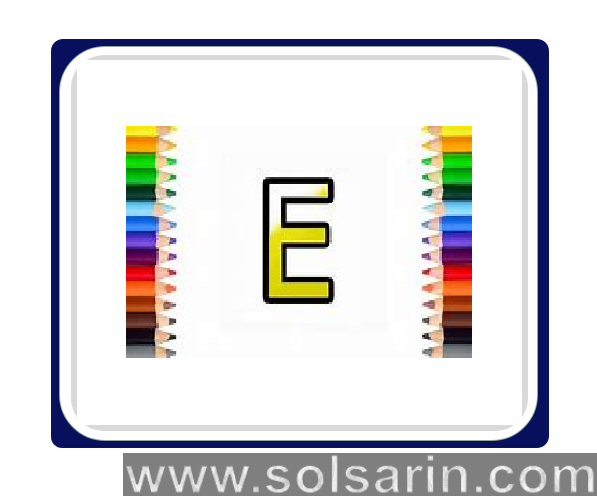 which colour has no letter e
