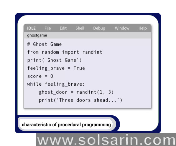 characteristic of procedural programming
